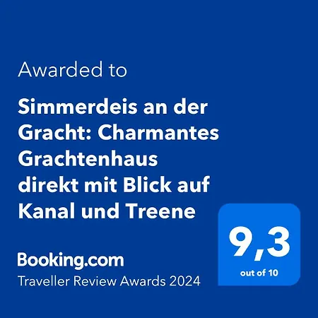 Grosses Grachtenhaus - Simmerdeis An Der Gracht Friedrichstadt Buitenkant foto